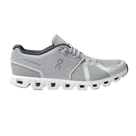 On Running Men's Cloud 5 Shoes - Glacier / White