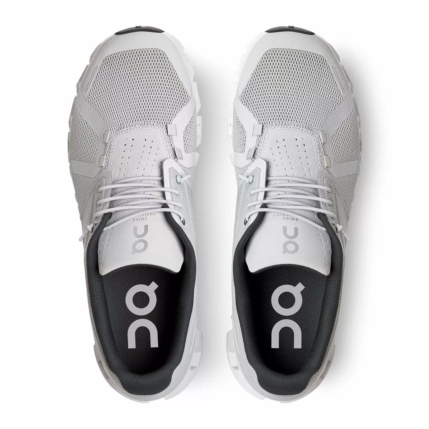 On Running Men's Cloud 5 Shoes - Glacier / White