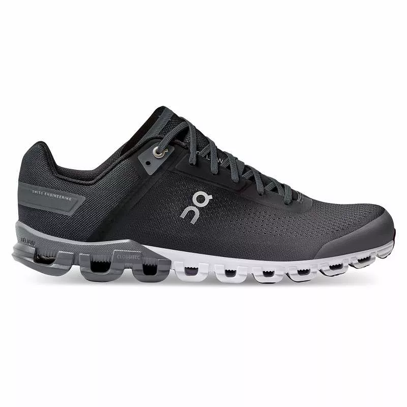 On Running Men's Cloudflow Shoes - Black / Asphalt