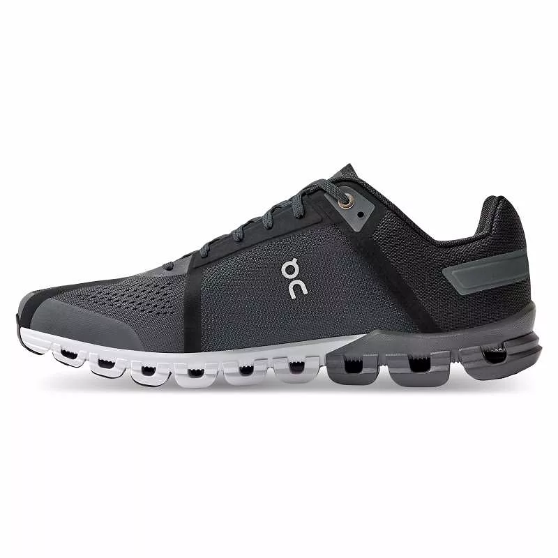 On Running Men's Cloudflow Shoes - Black / Asphalt