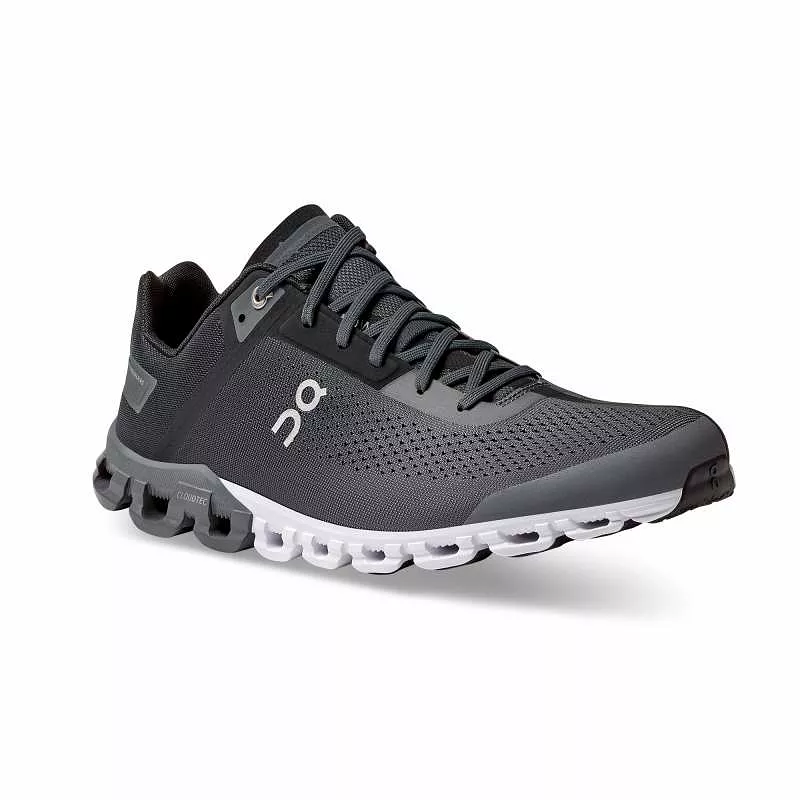 On Running Men's Cloudflow Shoes - Black / Asphalt