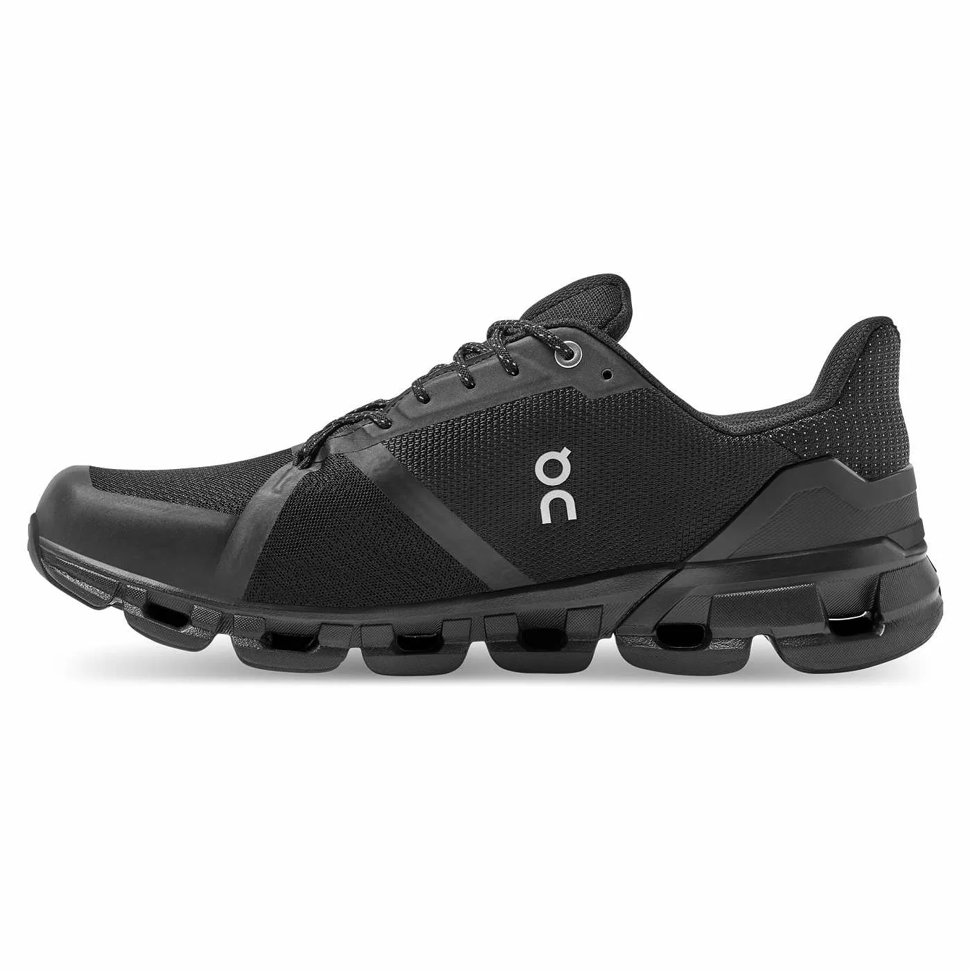 On Running Men's Cloudflyer Waterproof Shoes - Black / Lunar