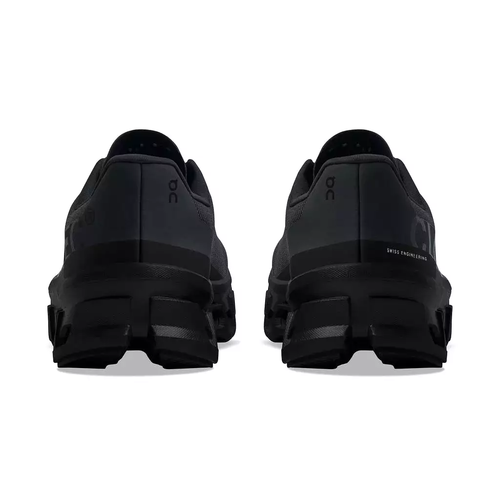 'On Running' Men's Cloudmonster -  Black / Black