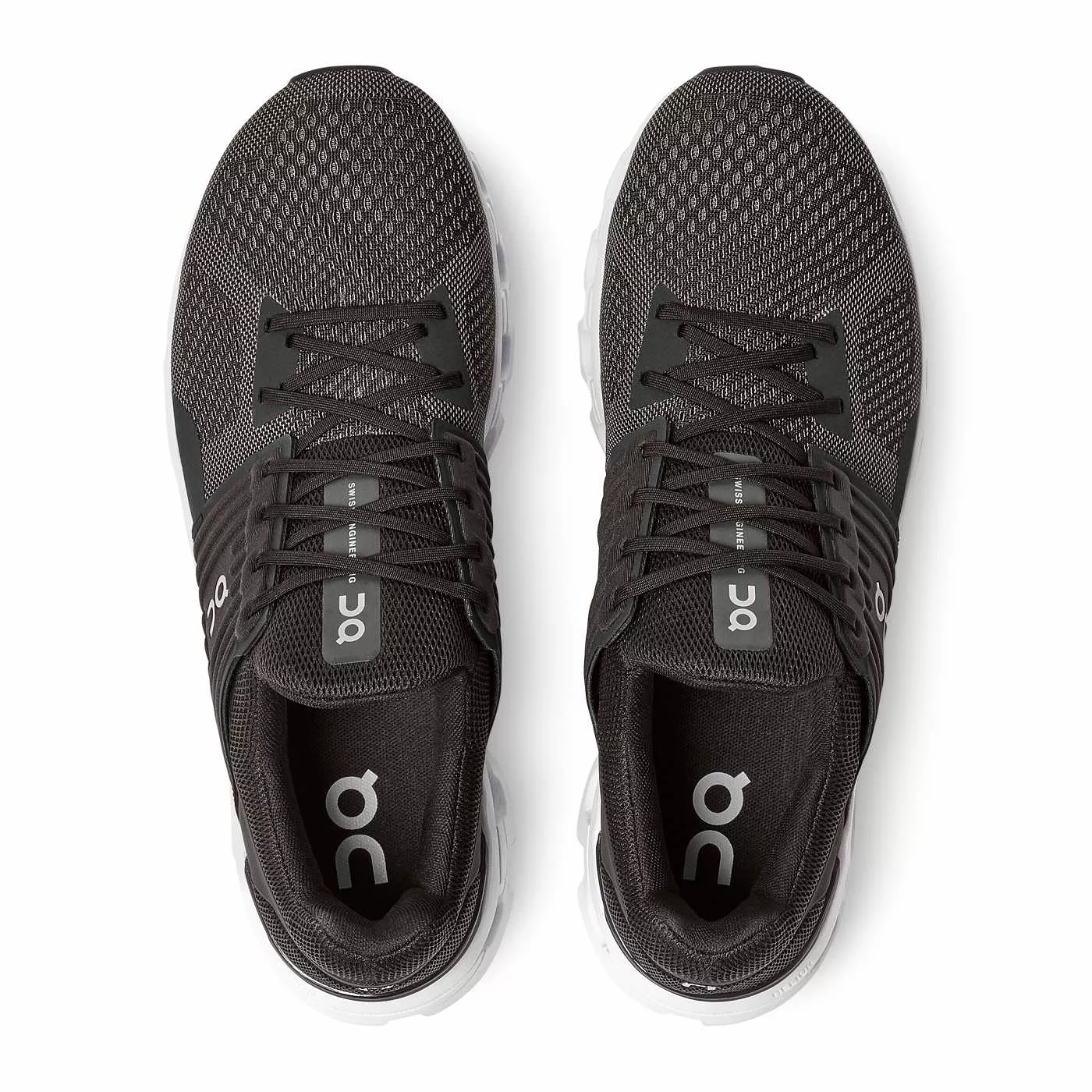 On Running Men's Cloudswift Shoes  - Black / Rock