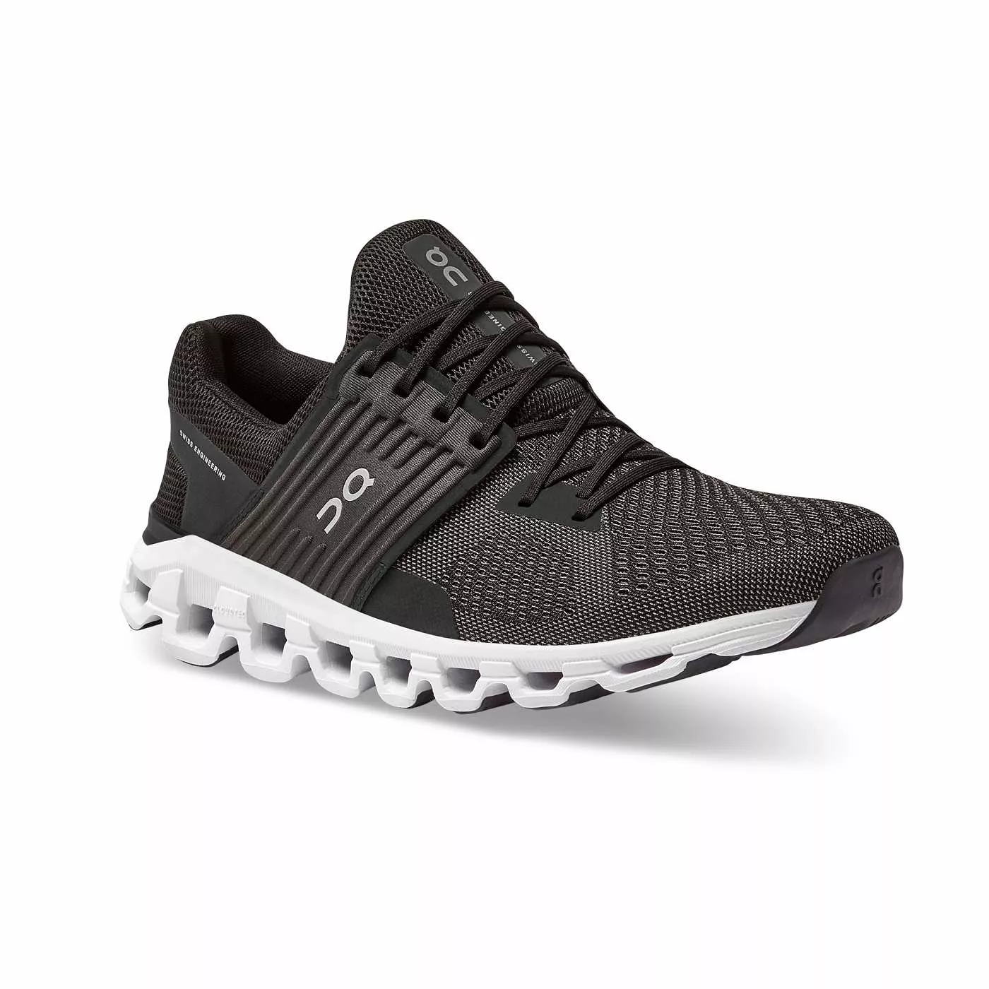 On Running Men's Cloudswift Shoes  - Black / Rock