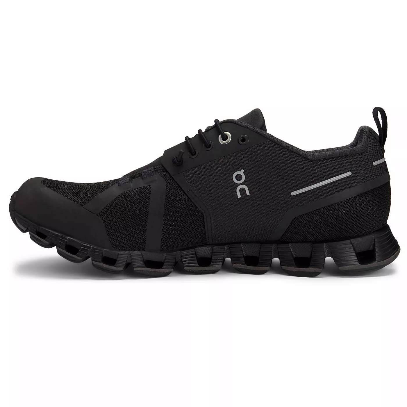 On Running Women's Cloud Waterproof Shoes - Black / Lunar