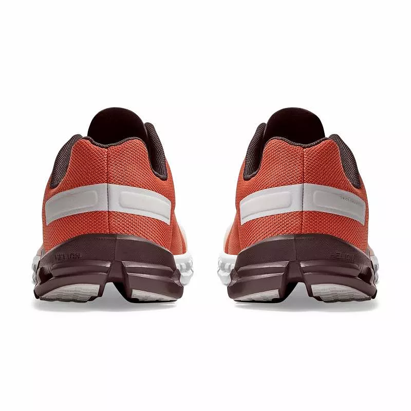 On Running Women's Cloudflow Shoes - Rust / White