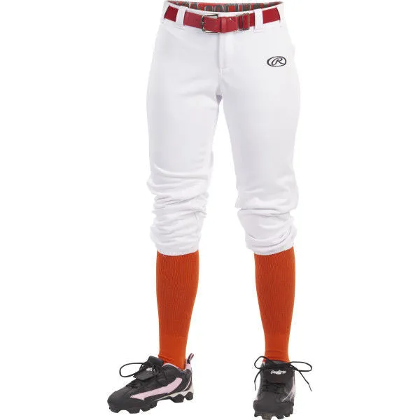 Rawlings Girl's Launch Low Rise Fastpitch Softball Pants: WLNCHG