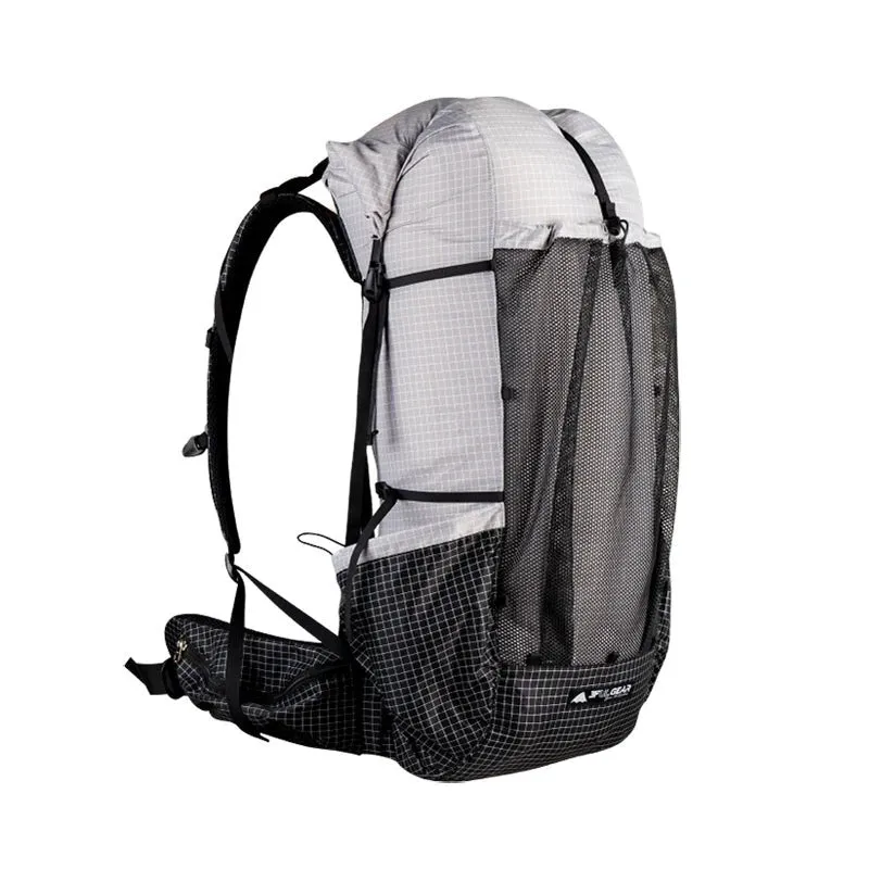 Sac à dos de randonnée / trekking imperméable UHMWPE 46L + 10L 880g 3F UL GEAR - Qi Dian Pro