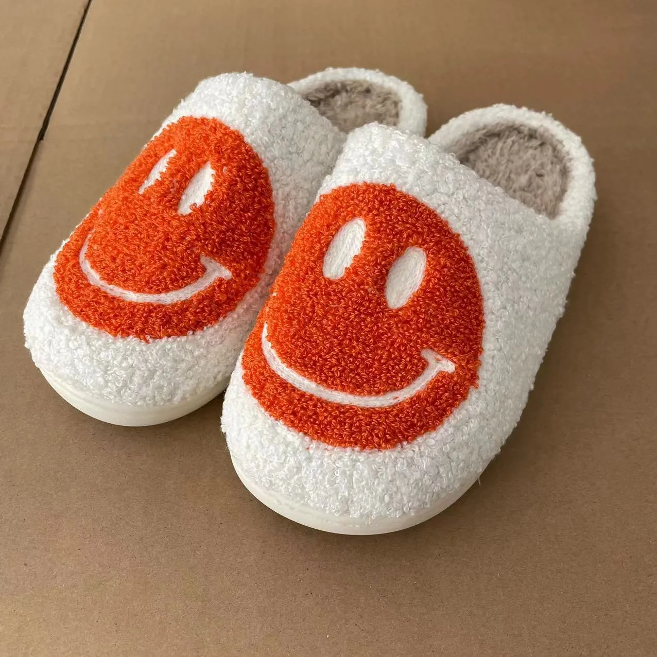 Smiley slippers