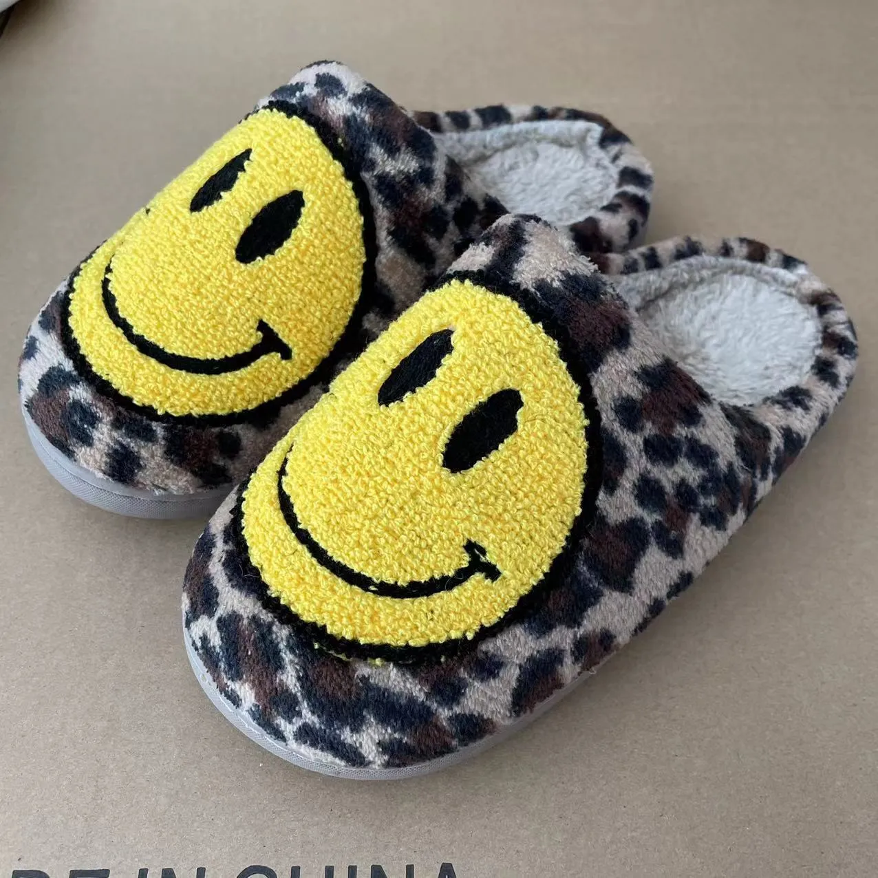 Smiley slippers