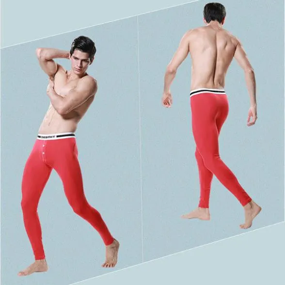 Soft Men Modal Long Johns Warm Thermal Underwear Pants Trousers Legging M-XL SM6