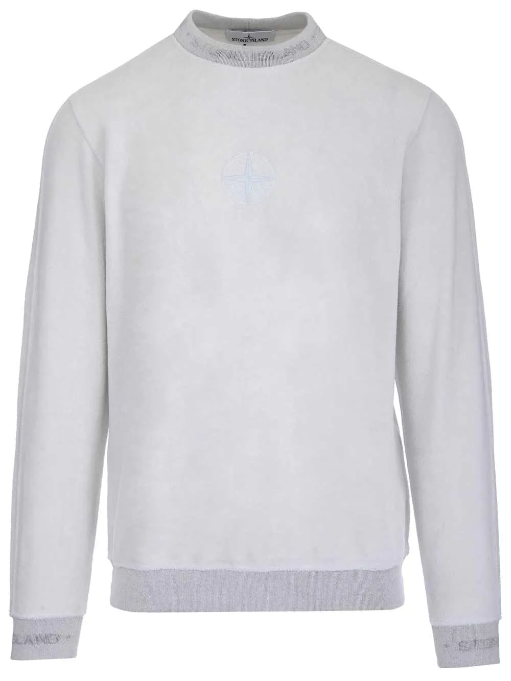 Stone Island Compass Embroidered Sweatshirt