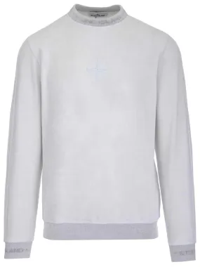 Stone Island Compass Embroidered Sweatshirt