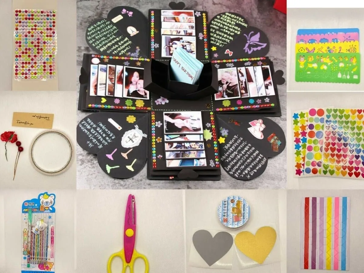 Surprise Gift Box Explosion with optional DIY Accessories