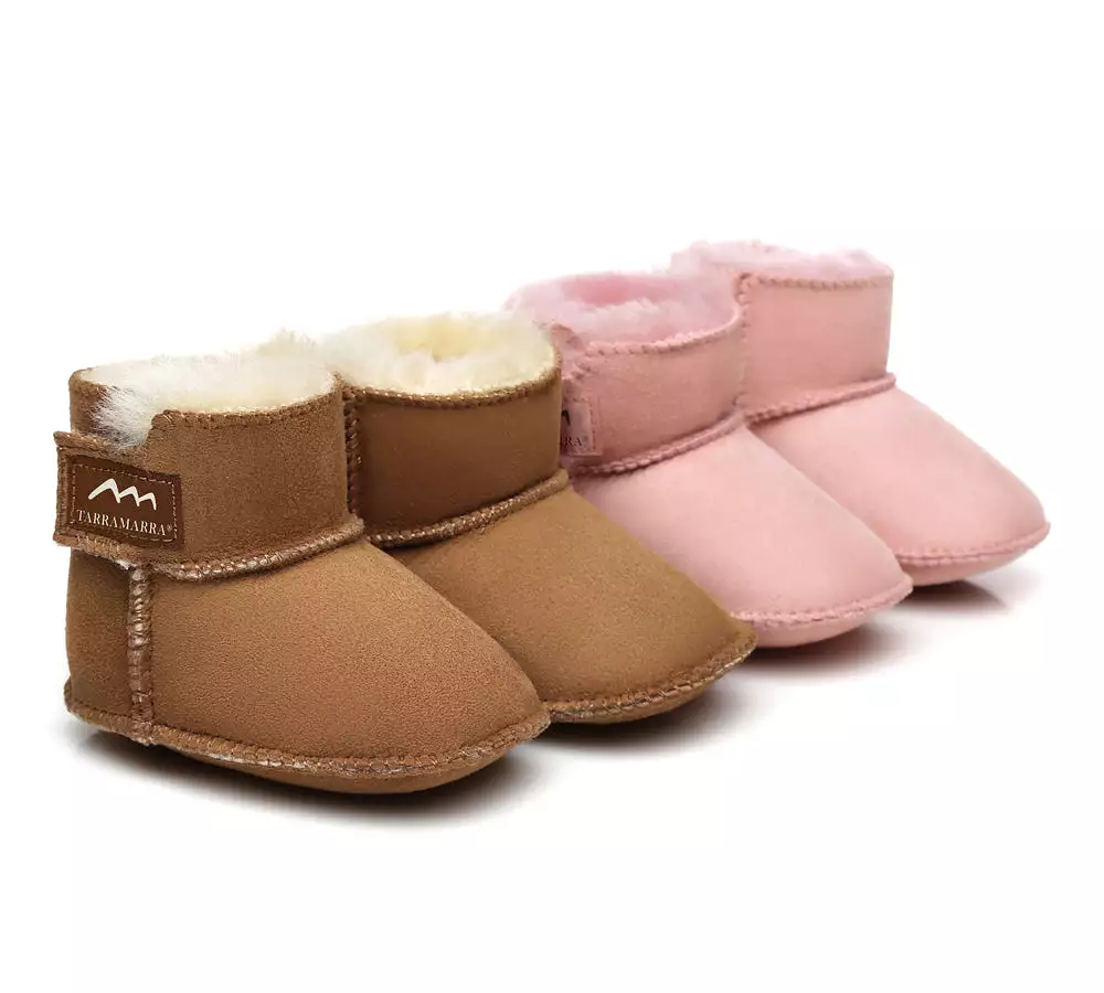 TARRAMARRA Premium Australian Sheepskin Baby Booties