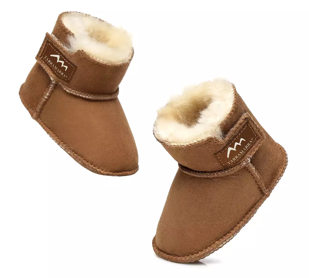 TARRAMARRA Premium Australian Sheepskin Baby Booties