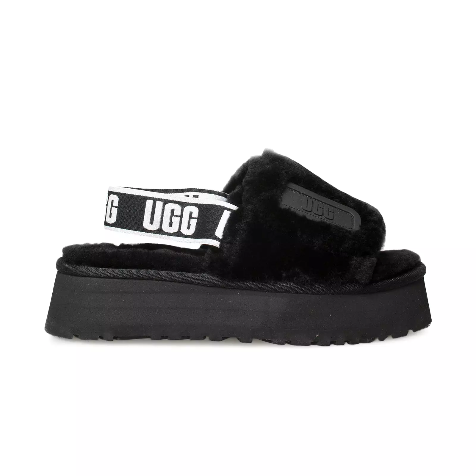 UGG Disco Slide Black Shoes - Women's