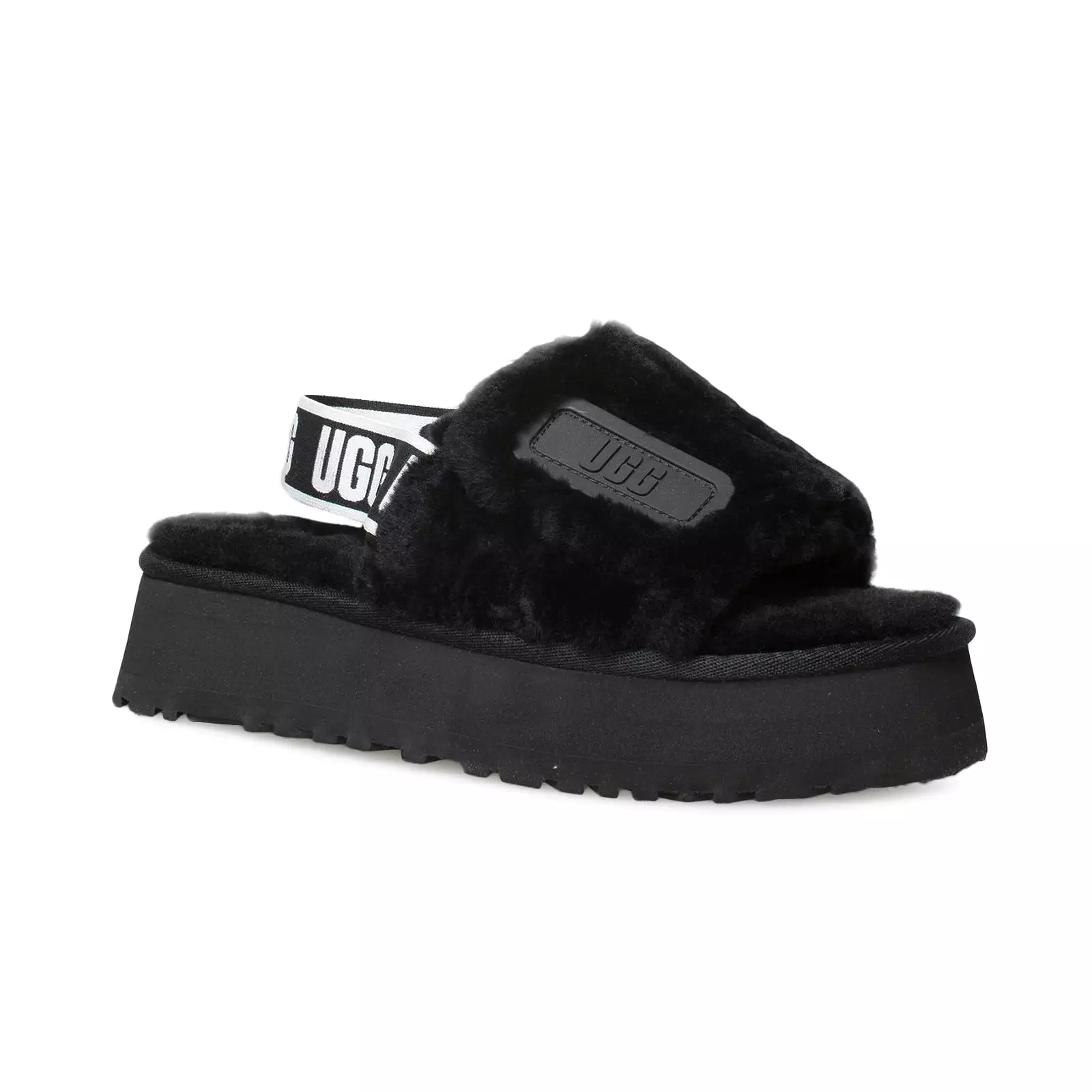 UGG Disco Slide Black Shoes - Women's