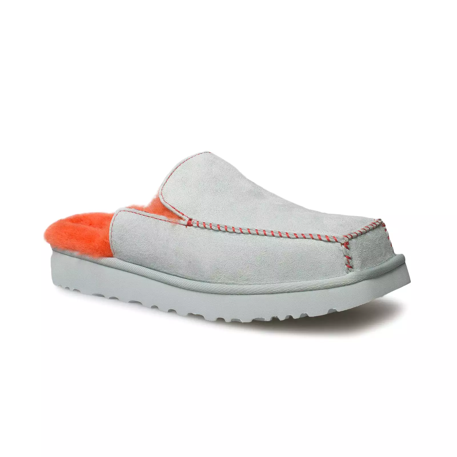 UGG Eckhaus Latta Block Slide Sky Grey Mandarin Orange Shoes - Women's