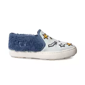 UGG Patch It Slip On Bleach Denim Shoes - Women's