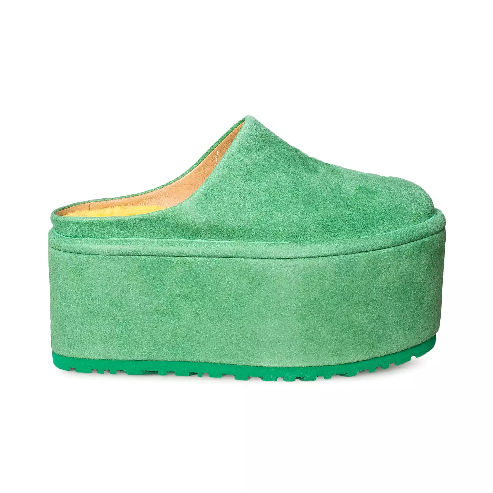 UGG X Molly Goddard Platform Grass Green Shoes - Women's