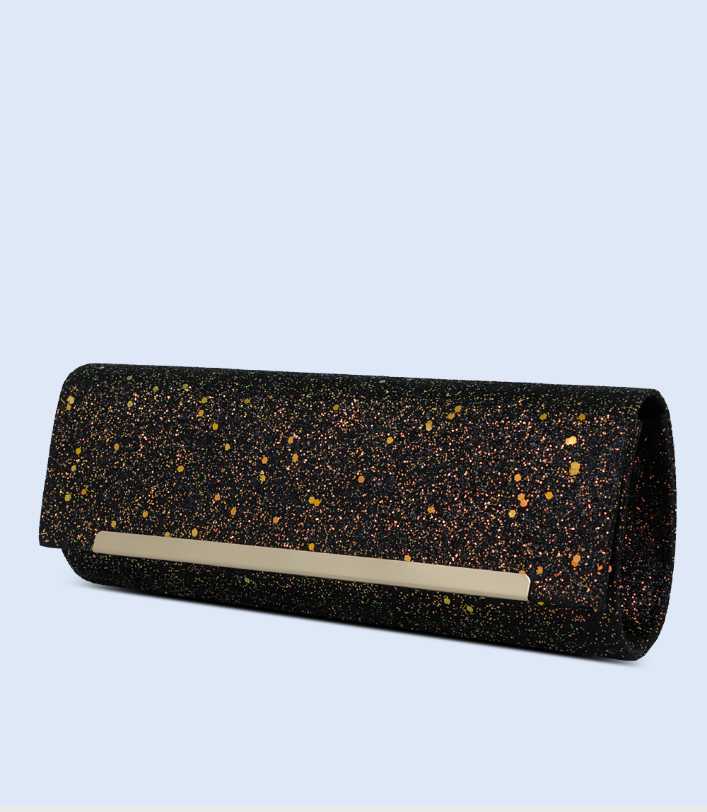 WB2407-BLACK-Women Snazzy Clutch