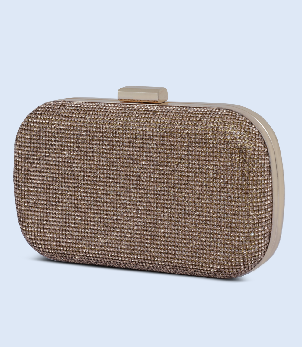 WB2515- DULL GOLD-Women Snazzy Clutch