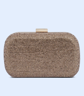 WB2515- DULL GOLD-Women Snazzy Clutch