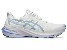 Women's Asics GT-2000 12, White/Sapphire, 7 B Medium