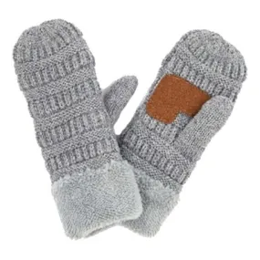 Women's C.C Classic Fuzzy Mittens