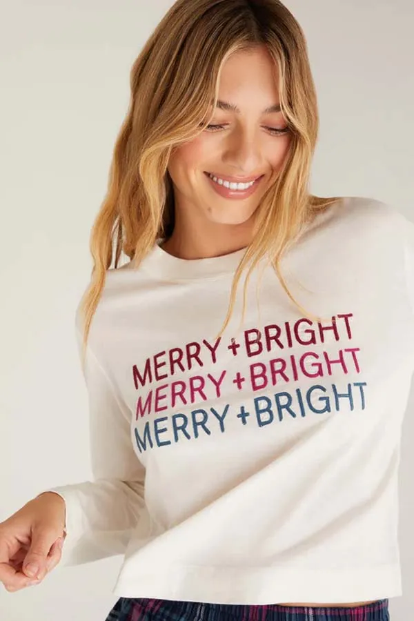 Z Supply Merry & Bright Long Sleeve